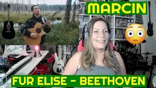 MARCIN PATRZALEK Reaction: F&uuml;r Elise - Beethoven (Percussive Guitar) Marcin Reaction TSEL #reaction