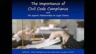 Legend Realty Training Series 82: Real&nbsp;Estate&nbsp;Code&nbsp;Compliance&nbsp;and&nbsp;Litigation