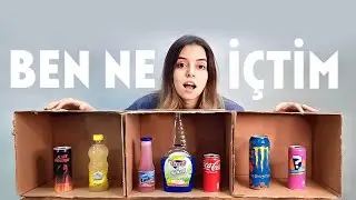 NE İ&Ccedil;TİM OYUNU -TAHMİN ET - K&ouml;r Tadım Testi (T&Uuml;RK&Ccedil;E ASMR) İ&ccedil;ecek Sesleri / Trigger