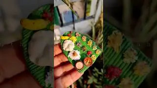 onam sadhya meal #miniature #miniaturefood #southindianfood #indianfood #polymerclay #food