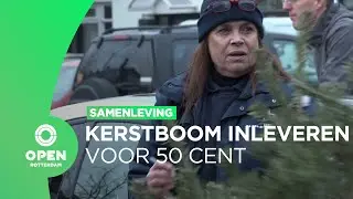 Rotterdammers leveren massaal oude kerstboom in in ruil voor 50 eurocent | Samenleving
