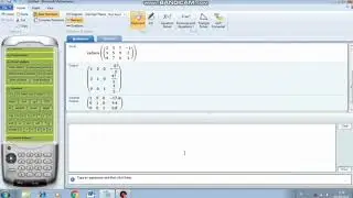 Penggunaan Menu Linear Algebra dan Standart || Microsoft Mathematics