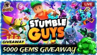 🔴STUMBLE GUYS 5000 GIVEAWAY -SHIRO CAPTAIN LIVE #ytshorts #youtubeshorts #shorts #vertical #trending