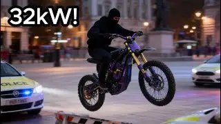 32kW EBMX Sur-Ron Light Bee🤯Test Ride, Crash, Wheelies & Ultra Bee Brake Test POV