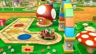 Mario Party 10 Mario Party #769 Toad vs Spike vs Wario vs Yoshi Mushroom Park Master Difficulty