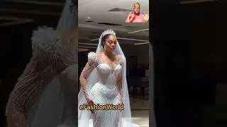 Check Out #sharon ooja's Wedding Gown That Broke The Internet 🥰👌. #shorts #shortsafrica #loveunites