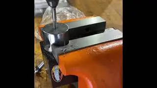 Woodwardfab DP10 drill press, Cast Iron Vise #WFV6.5 with swivel base