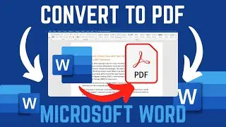 How To Convert Word Document To PDF Format