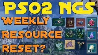 PSO2 NGS: Weekly Resource Reset?