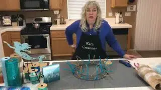 How to Make a Mermaid Under The Sea Beach DIY Wreath Making Tutorial