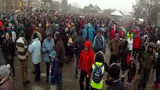Ashbourne Royal Shrovetide Football - Shrovetide - Crowds on Wednesday