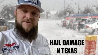 Katy, Huntsville, and Houston Texas hail storms - Eagle Eye Roofing
