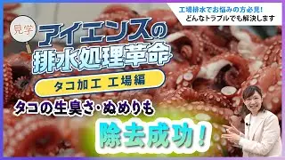 WEB見学会［タコ加工工場編］アイエンスの排水処理革命
