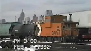 Trains of Windsor Ontario - February 8 1992