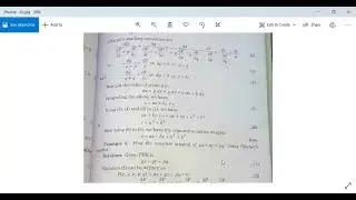 UG/S3/Paper7: PDE and Systems of ODE 10 (Charpit's Method Non-Linear PDE of 1st Order, Any Degree)
