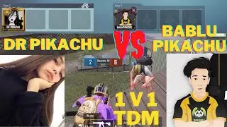 1 v 1 TDM Dr Pikachu vs Bablu Pikachu
