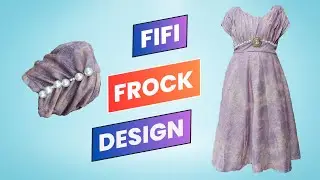 Fifi frock design/Fifi style dress/Fifi style sleeves/Fifi style gown