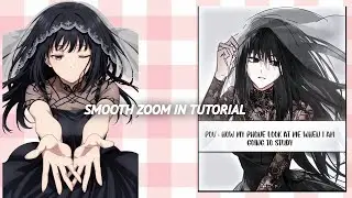 SMOOTH 👌 Zoom in / out Alight motion tutorial 💯