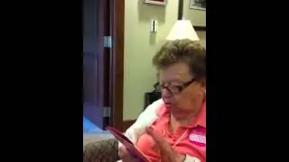 Blow out the candle card