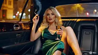 Blonde Girl Smoking