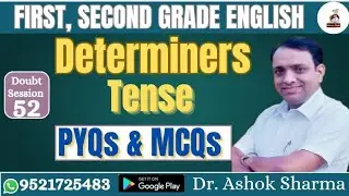 Winners Doubt Session 52 -  Determiners and Tense PYQ and MCQ  Most Confusing Concept