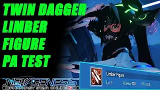 PSO2:NGS Twin Dagger Limber Figure New Photon Art Test