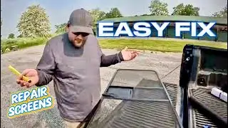 RV Repair: How To Easily Fix A Torn Screen Fast And Cheap