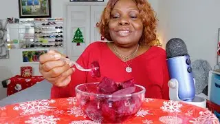 Holiday Beets ASMR Eating Sounds