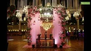 Fuchsia pink setup at Shagun farm by FNP Venues