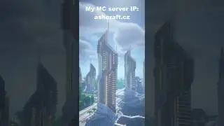 Futuristic Skyscraper in Minecraft! #minecraftbuild