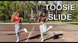 DRAKE- TOOSIE SLIDE DANCE CHALLENGE | Amerah & Elise