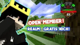 Open member realms Mcpe 1.17 gratis nich! - OPEN MEMBER REALMS FAZLY REBORND S3! Buruan join!!!