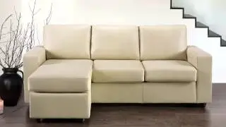 Beliani Corner Sofa - PU Leather Settee - Lounge - beige - UMEA - Eng
