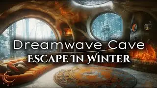 Dreamwave Cave in Winter | Focus & Work Soundscape (1 - Hour)