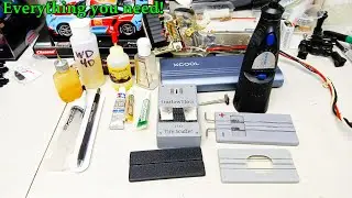 Slot car tools lube oil what I use on all scales