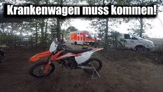 Schwerer Sturz auf der Motocross-Strecke / MotocrossVlog
