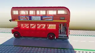 Lego Creator London Bus 10258  3D Animation Rendered with Blender #shorts