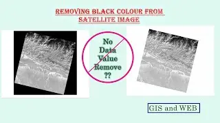 How to remove black background from Landsat images in ArcGIS || No data value || GIS and Web
