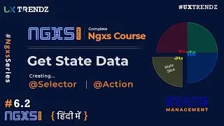 Get State Data  |  @Selector |  @Action |  Ngxs Course in Hindi (2021) [#6.2]