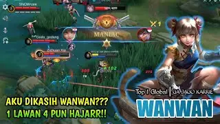 Begini Cara Main Solo Wanwan di Glory!!! Wanwan Best Build 2022 - Top Global 1 Wanwan - MLBB