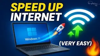 How To Speed Up Any Internet Connection On Windows 11/10 Laptop (VERY EASY) with 3 Simple Settings🔥