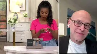David Markstein Bronze Elongated Oval Gemstone Bracelet on QVC