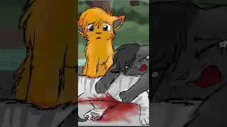I cried when silver stream died it was so sad #warriors #graystripe #silverstream #death#sad #fyp
