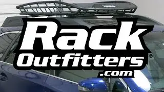 Subaru Outback with Thule Canyon Roof Basket by Rack Attack