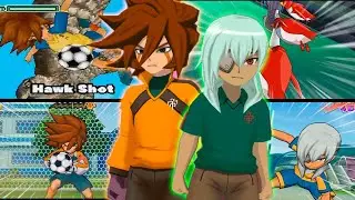 Sakuma and Genda (David and Joseph) | All Hissatsu Techniques | Inazuma eleven Games
