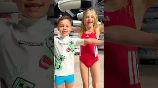 🤩 Lia und Luca in der Therme Erding! #kinder #thermeerding #wasserrutsche #familie #spa&szlig;