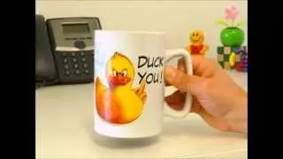 Talking Mug - Shut the Duck Up | OfficePlayground.com