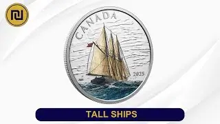 Tall Ships: Three-masted Schooner &ndash; Fine Silver Coin