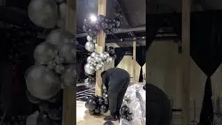 Embrace creativity and style with balloon art and event design 🖤.