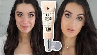 *NEW* IT COSMETICS CC+ NUDE GLOW FOUNDATION | OILY & ACNE PRONE SKIN .. THIS DIDN'T GO WELL!